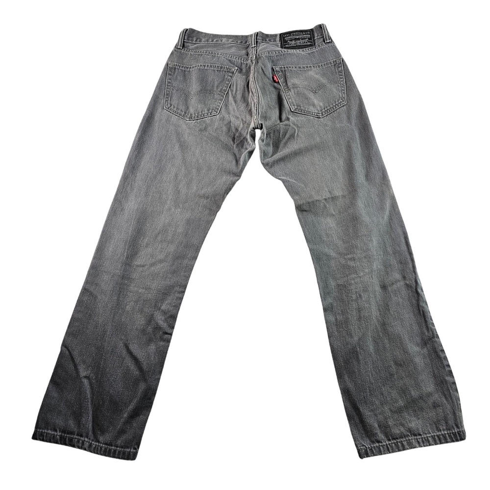 Levi Strauss & Co Straight Leg Denim Jeans Men's‎ 34x32 Gray Light Wash